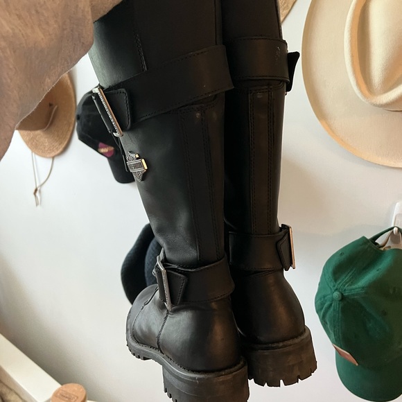 Harley Davidson Leather Belhaven Tall Riding Boots - BRAND NEW - Picture 4 of 6